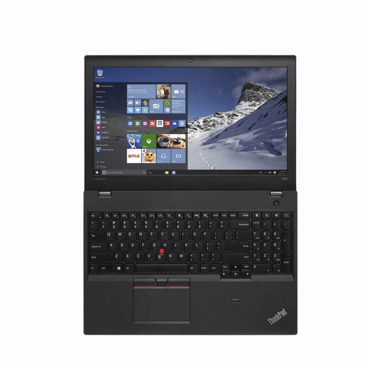 Refurbished Lenovo ThinkPad T560 Laptop | Intel Core i7 6th Gen | 8GB RAM | 256GB SSD | 15.6″ FHD Display