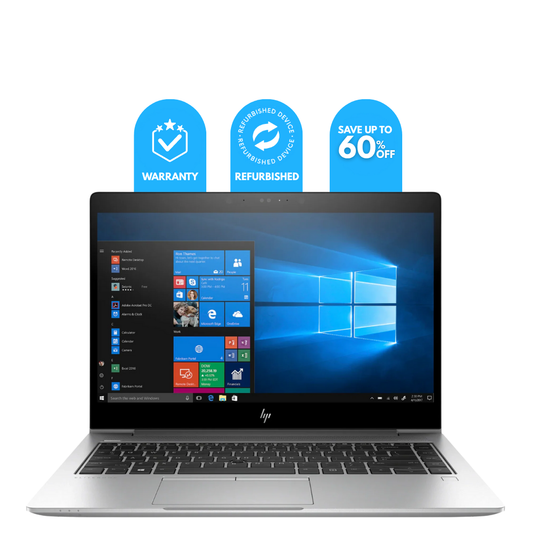 Refurbished HP EliteBook 840 G6 Laptop | Intel Core i5 8th Gen | 8GB RAM | 256GB SSD | 14″ FHD Display