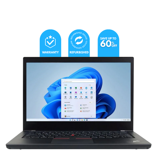 Refurbished Lenovo ThinkPad T480 Laptop | Intel Core i5 8th Gen | 8GB RAM | 256GB SSD | 14″ FHD Display