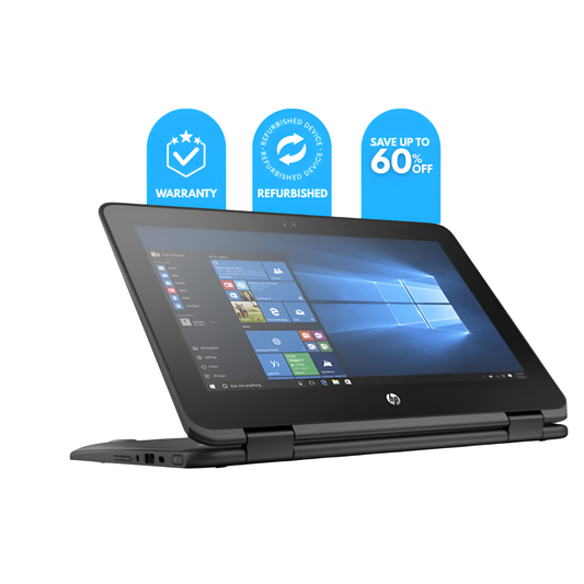 Refurbished HP ProBook x360 11 G6 | Intel Core i5 10th Gen | 8GB RAM | 256GB SSD | 12.5″ Touch Display