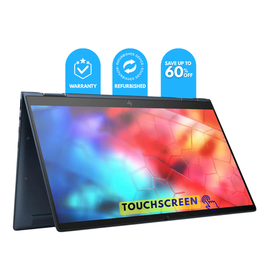 Refurbished HP Elite Dragonfly Laptop | Touchsceen 2 in 1 | Intel Core i5 8th Gen | 8GB RAM | 256GB SSD | 14″ FHD Display