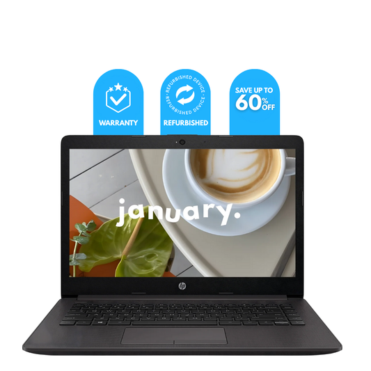 Refurbished HP 245 G7 Laptop | AMD Ryzen 3 | 8GB RAM | 256GB SSD | 14″ FHD Display