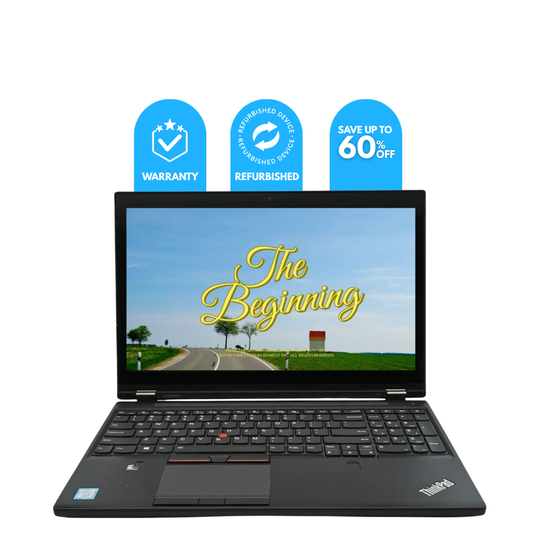 Refurbished Lenovo ThinkPad P50 Workstation | 8GB RAM | 256GB SSD | 15.6″ FHD Display