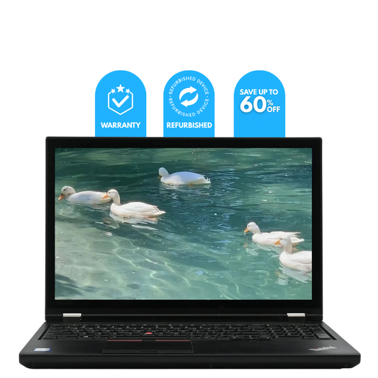 Refurbished Lenovo ThinkPad P52 Workstation | 8GB RAM | 256GB SSD | 15.6″ FHD Display
