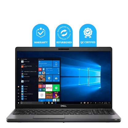 Refurbished Dell Latitude 5501 | Intel Core i5 9th Gen | 8GB RAM | 256GB SSD | 15.6" Display