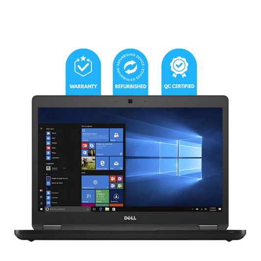 Refurbished Dell Latitude 5480 Laptop | Intel Core i5 7th Gen | 8GB RAM | 256GB SSD | 14″ FHD Display