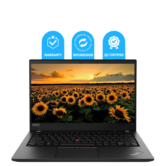 Refurbished Lenovo ThinkPad T495 Laptop | Ryzen 5 Pro 3500U | 8GB RAM | 256GB SSD | 14″ FHD Display