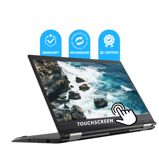 Refurbished Lenovo Yoga 370 Laptop | Intel Core i5 8th Gen | 8GB RAM | 256GB SSD | 14″ FHD Touch Display