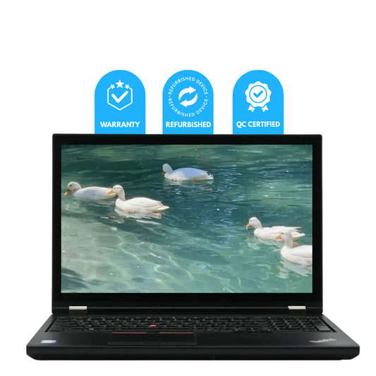 Refurbished Lenovo ThinkPad P52 Workstation | 8GB RAM | 256GB SSD | 15.6″ FHD Display