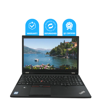 Refurbished Lenovo ThinkPad P51 Workstation | i7‑7th Gen | 8 GB RAM | 256 GB SSD | 15.6″ FHD