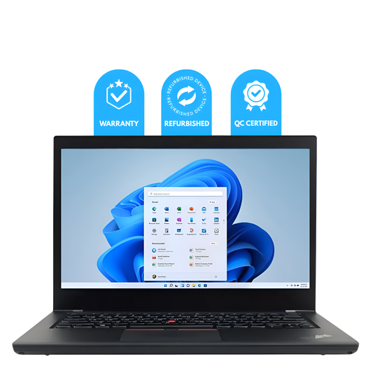 Refurbished Lenovo ThinkPad T480 Laptop | Intel Core i5 8th Gen | 8GB RAM | 256GB SSD | 14″ FHD Display
