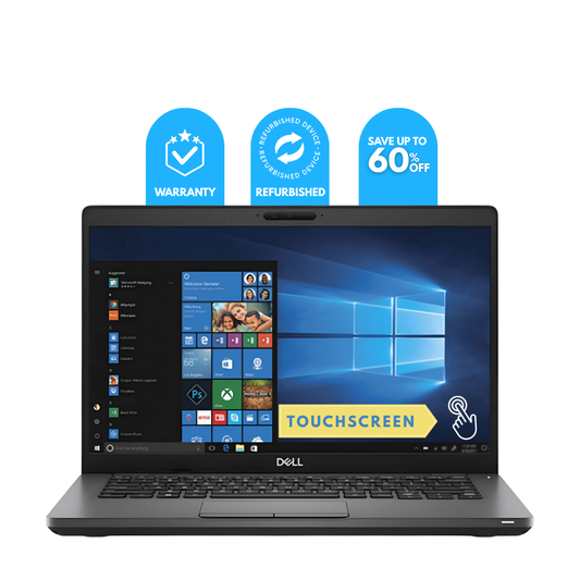 Refurbished Dell Latitude 5401 (Touch) | Intel Core i5 9th Gen | 8GB RAM | 256GB SSD | 14" FHD Touch Display