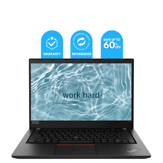 Refurbished Lenovo ThinkPad T495 Laptop | Ryzen 5 Pro 3500U | 8GB RAM | 256GB SSD | 14″ FHD Display