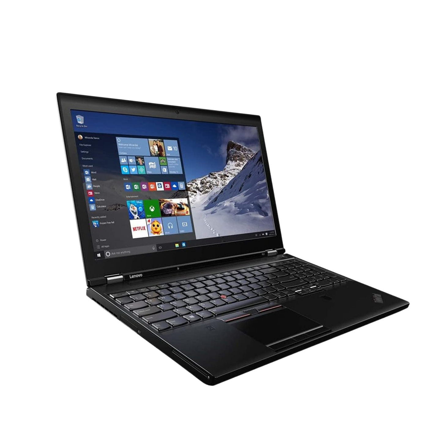 Refurbished Lenovo ThinkPad P51 Workstation | i7‑7th Gen | 8 GB RAM | 256 GB SSD | 15.6″ FHD