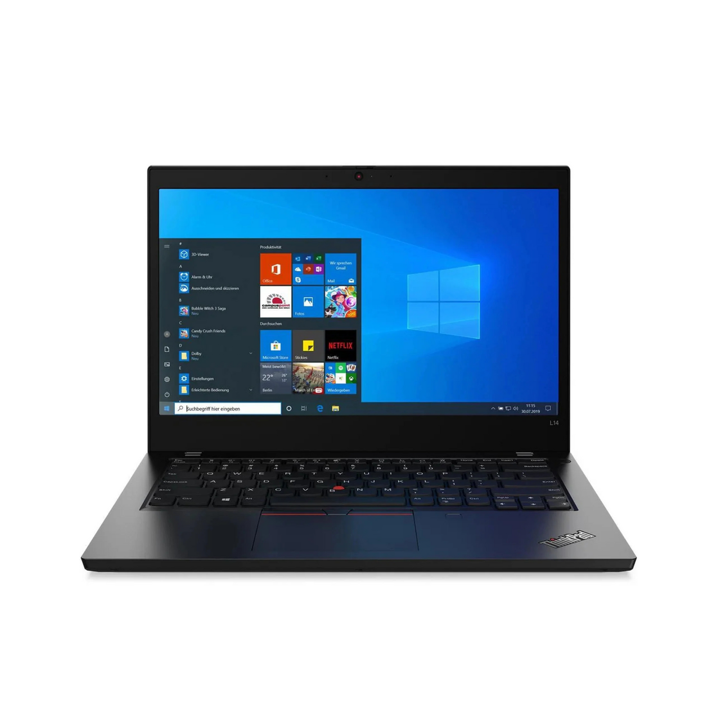 Refurbished Lenovo ThinkPad L14 Laptop | Intel Core i5 10th Gen | 8GB RAM | 256GB SSD | 14″ Display
